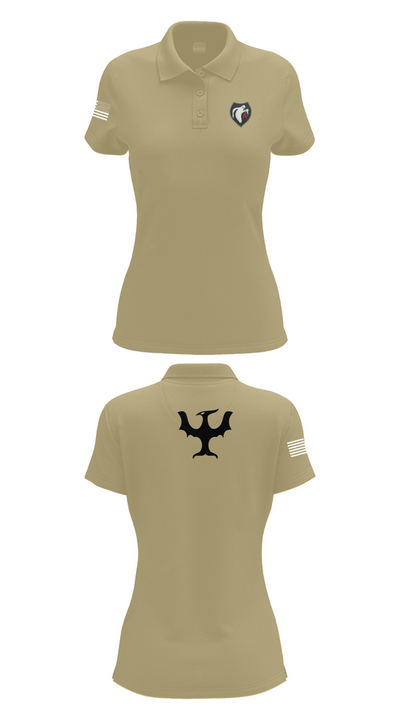 340th Psyop Co. 52894625 Women's Short Sleeve Performance Polo  - 95