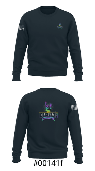 Crew Neck Sweatshirt, DeafPeaceRockVlog, , Teamtime, Team time, sublimation, custom sports apparel, team uniforms, spirit wear, spiritwear, sports uniforms, custom shirts, team store, custom team store, fundraiser sports, apparel fundraiser
