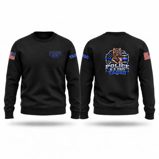 Crew Neck Sweatshirt, Police K-9 Unit, Police, Teamtime, Team time, sublimation, custom sports apparel, team uniforms, spirit wear, spiritwear, sports uniforms, custom shirts, team store, custom team store, fundraiser sports, apparel fundraiser