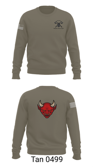 Crew Neck Sweatshirt, D Co 3-47, , Teamtime, Team time, sublimation, custom sports apparel, team uniforms, spirit wear, spiritwear, sports uniforms, custom shirts, team store, custom team store, fundraiser sports, apparel fundraiser