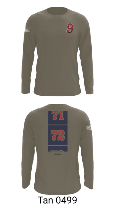 Vacaville fire 82363373 Long Sleeve Performance Shirt - 35