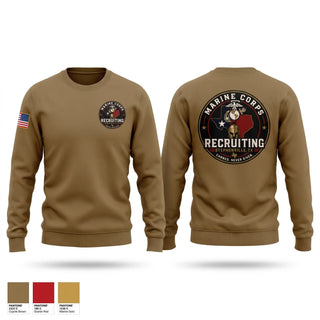 Crew Neck Sweatshirt, Recruiting station Stephenville, Marines, Teamtime, Team time, sublimation, custom sports apparel, team uniforms, spirit wear, spiritwear, sports uniforms, custom shirts, team store, custom team store, fundraiser sports, apparel fundraiser