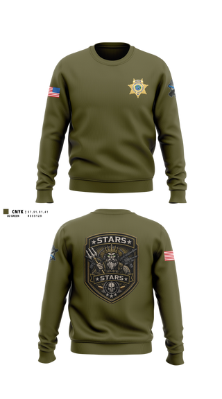 Crew Neck Sweatshirt, Ranger Services, Police, Teamtime, Team time, sublimation, custom sports apparel, team uniforms, spirit wear, spiritwear, sports uniforms, custom shirts, team store, custom team store, fundraiser sports, apparel fundraiser