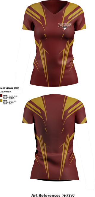 Womens Short Sleeve Vneck Shirt, Kingston High School Cheer, Cheer, Teamtime, Team time, sublimation, custom sports apparel, team uniforms, spirit wear, spiritwear, sports uniforms, custom shirts, team store, custom team store, fundraiser sports, apparel fundraiser