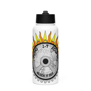 Echo company 1-7 ADA 73357561 Stainless Steel Water Bottle with a Straw Lid