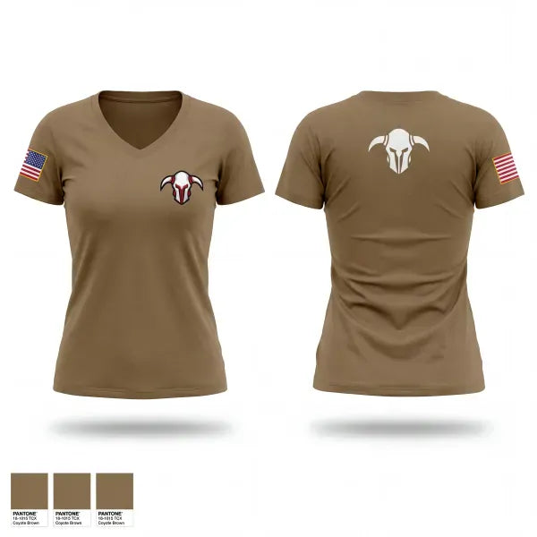 Womens Short Sleeve Vneck Shirt, 104 BEB, National Guard, Teamtime, Team time, sublimation, custom sports apparel, team uniforms, spirit wear, spiritwear, sports uniforms, custom shirts, team store, custom team store, fundraiser sports, apparel fundraiser