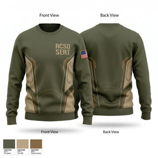 Crew Neck Sweatshirt, RCSO SERT, Police, Teamtime, Team time, sublimation, custom sports apparel, team uniforms, spirit wear, spiritwear, sports uniforms, custom shirts, team store, custom team store, fundraiser sports, apparel fundraiser