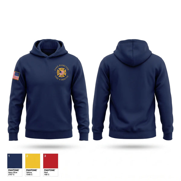Hoodie, Lake Hamilton Fire Rescue, Fire Department, Teamtime, Team time, sublimation, custom sports apparel, team uniforms, spirit wear, spiritwear, sports uniforms, custom shirts, team store, custom team store, fundraiser sports, apparel fundraiser