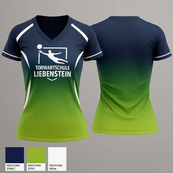Womens Short Sleeve Vneck Shirt, Torwartschule Liebenstein, Men's Soccer, Teamtime, Team time, sublimation, custom sports apparel, team uniforms, spirit wear, spiritwear, sports uniforms, custom shirts, team store, custom team store, fundraiser sports, apparel fundraiser