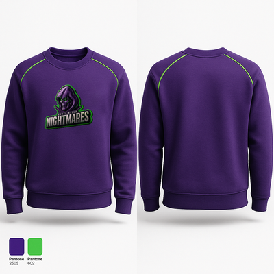 Santa Nella Nightmares 19427419 Crew Neck Sweatshirt - 1