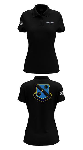Womens Short Sleeve Performance Polo, 93rd AGOW, , Teamtime, Team time, sublimation, custom sports apparel, team uniforms, spirit wear, spiritwear, sports uniforms, custom shirts, team store, custom team store, fundraiser sports, apparel fundraiser