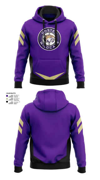 Hoodie, Onsted Wildcats, Baseball, Teamtime, Team time, sublimation, custom sports apparel, team uniforms, spirit wear, spiritwear, sports uniforms, custom shirts, team store, custom team store, fundraiser sports, apparel fundraiser