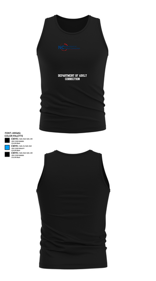 Tank Top, Department of Adult CorrectionNorth Carolina Department of Adult Corrections, Police, Teamtime, Team time, sublimation, custom sports apparel, team uniforms, spirit wear, spiritwear, sports uniforms, custom shirts, team store, custom team store, fundraiser sports, apparel fundraiser