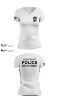 HOKES BLUFF POLICE DEPARTMENT 69321559 Women's Short Sleeve V-neck Shirt - 4