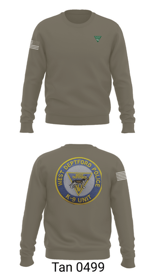 Crew Neck Sweatshirt, K9, Police, Teamtime, Team time, sublimation, custom sports apparel, team uniforms, spirit wear, spiritwear, sports uniforms, custom shirts, team store, custom team store, fundraiser sports, apparel fundraiser