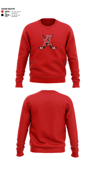 Crew Neck Sweatshirt, Altoona Youth Hockey Association, Ice Hockey, Teamtime, Team time, sublimation, custom sports apparel, team uniforms, spirit wear, spiritwear, sports uniforms, custom shirts, team store, custom team store, fundraiser sports, apparel fundraiser