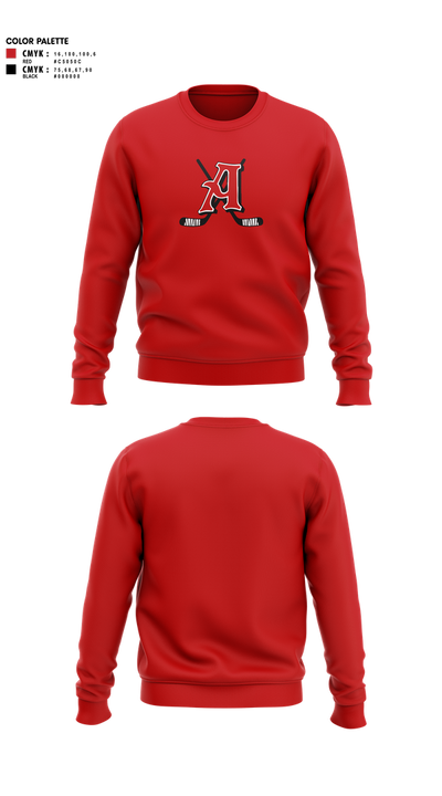 Altoona Youth Hockey Association 83365842 Crew Neck Sweatshirt - 1