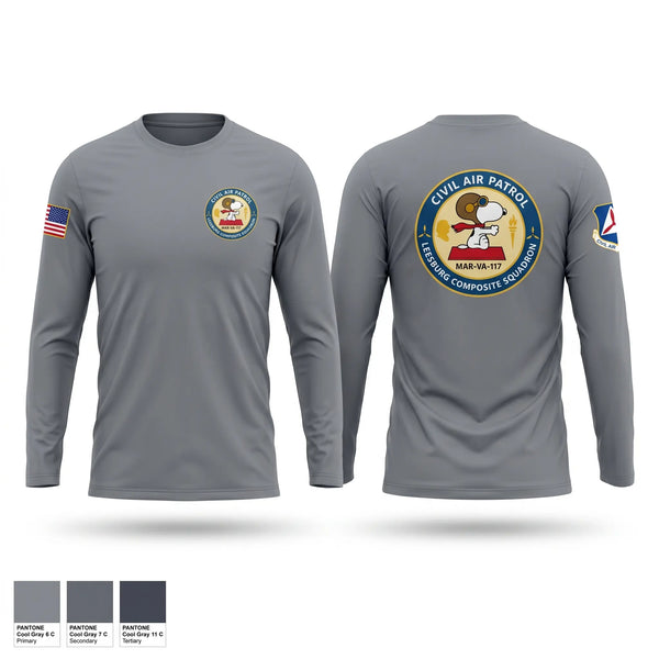 Long Sleeve Performance Shirt, Leesburg Composite Squadron, Air Force, Teamtime, Team time, sublimation, custom sports apparel, team uniforms, spirit wear, spiritwear, sports uniforms, custom shirts, team store, custom team store, fundraiser sports, apparel fundraiser