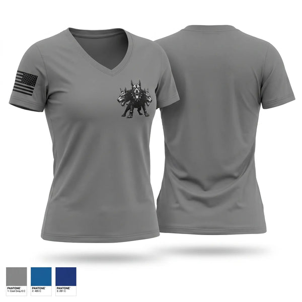 Womens Short Sleeve Vneck Shirt, I-FSC, Army, Teamtime, Team time, sublimation, custom sports apparel, team uniforms, spirit wear, spiritwear, sports uniforms, custom shirts, team store, custom team store, fundraiser sports, apparel fundraiser