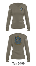 MSCLANT 20118789 Women's Long Sleeve V-neck Shirt - 73