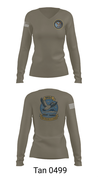 Womens Long Sleeve Vneck Shirt, MSCLANT, Navy, Teamtime, Team time, sublimation, custom sports apparel, team uniforms, spirit wear, spiritwear, sports uniforms, custom shirts, team store, custom team store, fundraiser sports, apparel fundraiser