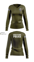 CHPD 3491873 Women's Long Sleeve V-neck Shirt - 23
