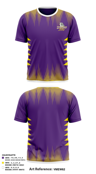 Ingalls Bulldogs 41375558 Short Sleeve Performance Shirt - 1