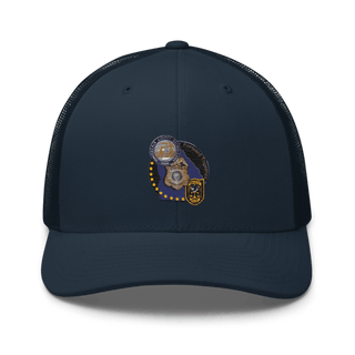 Police Department Academy 4041220 Retro Trucker Hat | Yupoong 6606