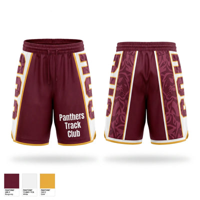 Panthers Track Club Athletic Shorts With Pockets - 1