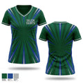 Salem Saints 40576045 Women's Short Sleeve V-neck Shirt - 1