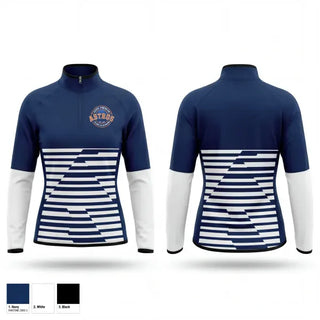Quarter Zip Jacket, Astros, Baseball, Teamtime, Team time, sublimation, custom sports apparel, team uniforms, spirit wear, spiritwear, sports uniforms, custom shirts, team store, custom team store, fundraiser sports, apparel fundraiser