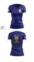 Lexington Police Department 67013531 Women's Short Sleeve V-neck Shirt - 100