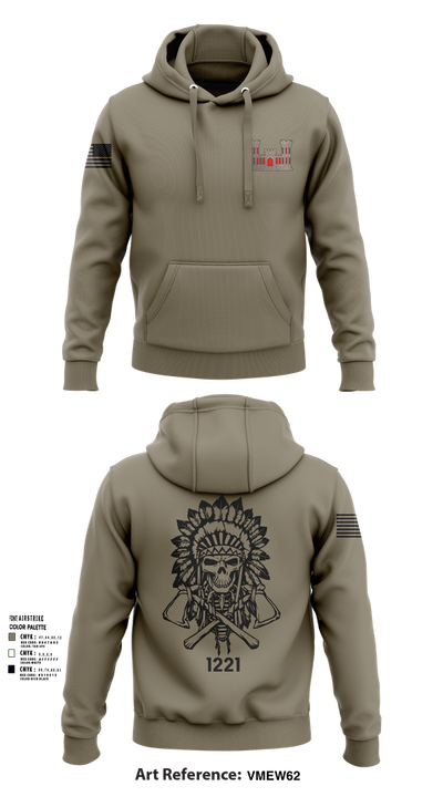1221st Route Clearance Co. 10953211 Hoodie - 101