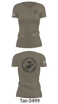 UHS MCJROTC 61480797 Women's Short Sleeve V-neck Shirt - 36