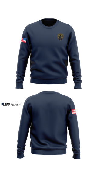 Crew Neck Sweatshirt, Piedmont Police, Police, Teamtime, Team time, sublimation, custom sports apparel, team uniforms, spirit wear, spiritwear, sports uniforms, custom shirts, team store, custom team store, fundraiser sports, apparel fundraiser