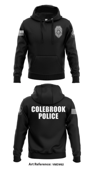 Hoodie, COLEBROOK POLICE DEPARTMENT, Police, Teamtime, Team time, sublimation, custom sports apparel, team uniforms, spirit wear, spiritwear, sports uniforms, custom shirts, team store, custom team store, fundraiser sports, apparel fundraiser