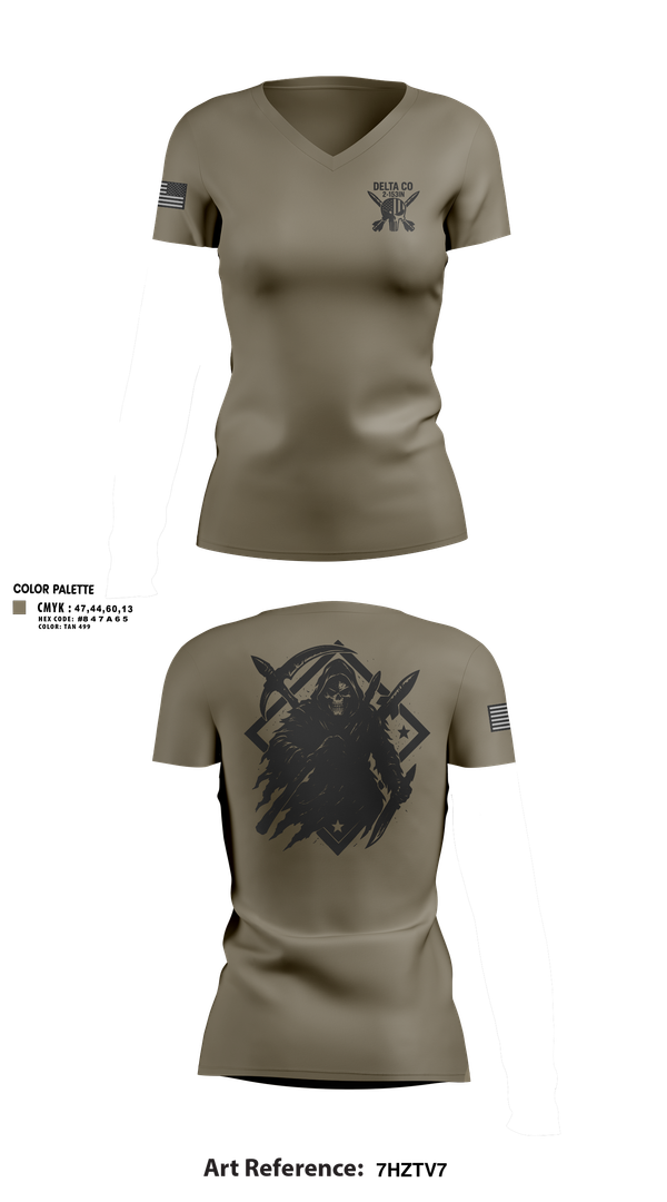 Womens Short Sleeve Vneck Shirt, , National Guard, Teamtime, Team time, sublimation, custom sports apparel, team uniforms, spirit wear, spiritwear, sports uniforms, custom shirts, team store, custom team store, fundraiser sports, apparel fundraiser