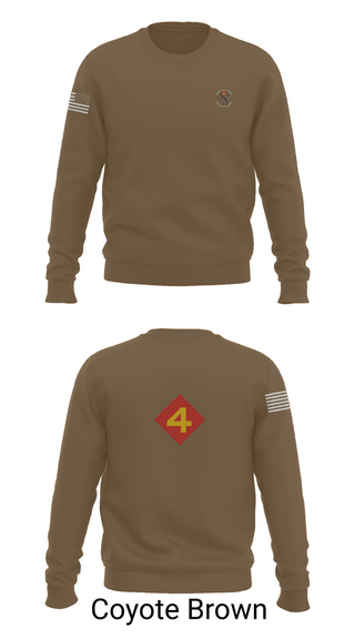 Crew Neck Sweatshirt, 14th Marine regiment 4th Marine corps division, , Teamtime, Team time, sublimation, custom sports apparel, team uniforms, spirit wear, spiritwear, sports uniforms, custom shirts, team store, custom team store, fundraiser sports, apparel fundraiser