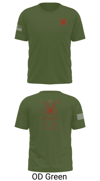 2nd Battalion 222nd Field Artillery 79682132 Old School Cotton Feel Shirt - 50