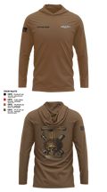 USS Illinois (SSN 786) 55868909 Long Sleeve Performance Shirt with hood - 56