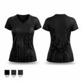 4 Base Error Women's Short Sleeve V-neck Shirt - 1