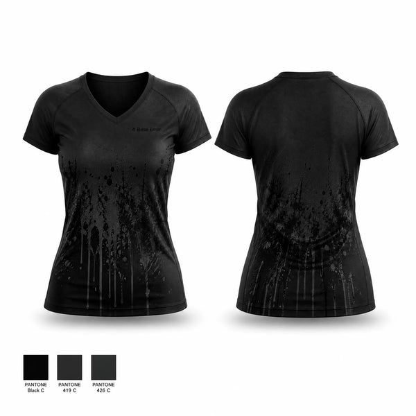 Womens Short Sleeve Vneck Shirt, 4 Base Error, Softball, Teamtime, Team time, sublimation, custom sports apparel, team uniforms, spirit wear, spiritwear, sports uniforms, custom shirts, team store, custom team store, fundraiser sports, apparel fundraiser