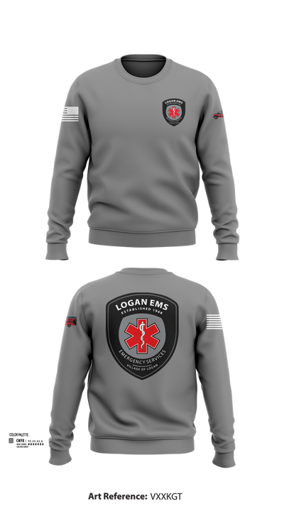 Logan EMS 80686657 Crew Neck Sweatshirt - 2