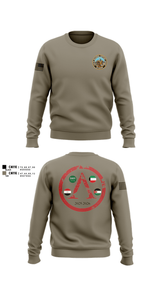 Crew Neck Sweatshirt, 650th RSG, Army, Teamtime, Team time, sublimation, custom sports apparel, team uniforms, spirit wear, spiritwear, sports uniforms, custom shirts, team store, custom team store, fundraiser sports, apparel fundraiser