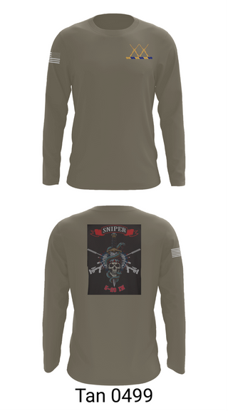 Long Sleeve Performance Shirt, 5-20 Infantry, Sniper section, Army, Teamtime, Team time, sublimation, custom sports apparel, team uniforms, spirit wear, spiritwear, sports uniforms, custom shirts, team store, custom team store, fundraiser sports, apparel fundraiser