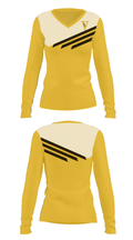 St John Vianney High School 55676623 Women's Long Sleeve V-neck Shirt - 25