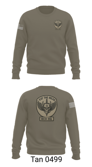 Crew Neck Sweatshirt, 112th Signal Battalion Bravo Company, , Teamtime, Team time, sublimation, custom sports apparel, team uniforms, spirit wear, spiritwear, sports uniforms, custom shirts, team store, custom team store, fundraiser sports, apparel fundraiser