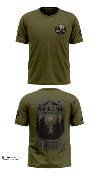 Short Sleeve Performance Shirt, Public Land Bow Hunters, , Teamtime, Team time, sublimation, custom sports apparel, team uniforms, spirit wear, spiritwear, sports uniforms, custom shirts, team store, custom team store, fundraiser sports, apparel fundraiser