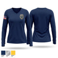 Lake City Police Department Women's Long Sleeve V-neck Shirt - 1