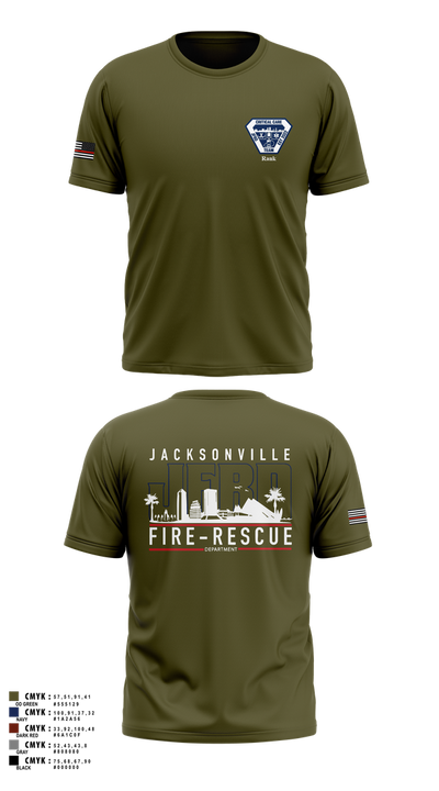 JFRD Critical Care Team 81495664 Short Sleeve Performance Shirt - 5